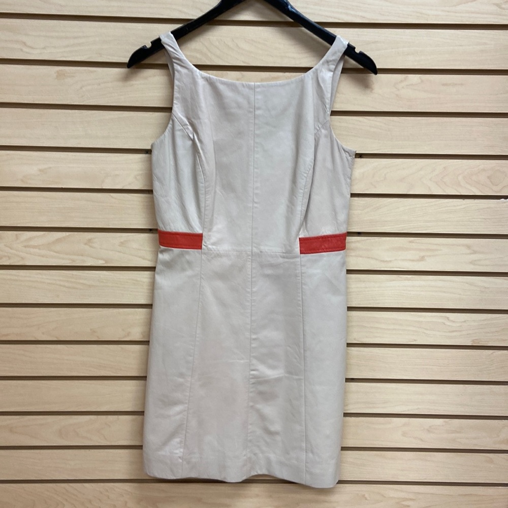 Trussardi women fashionable leather dress size Medium